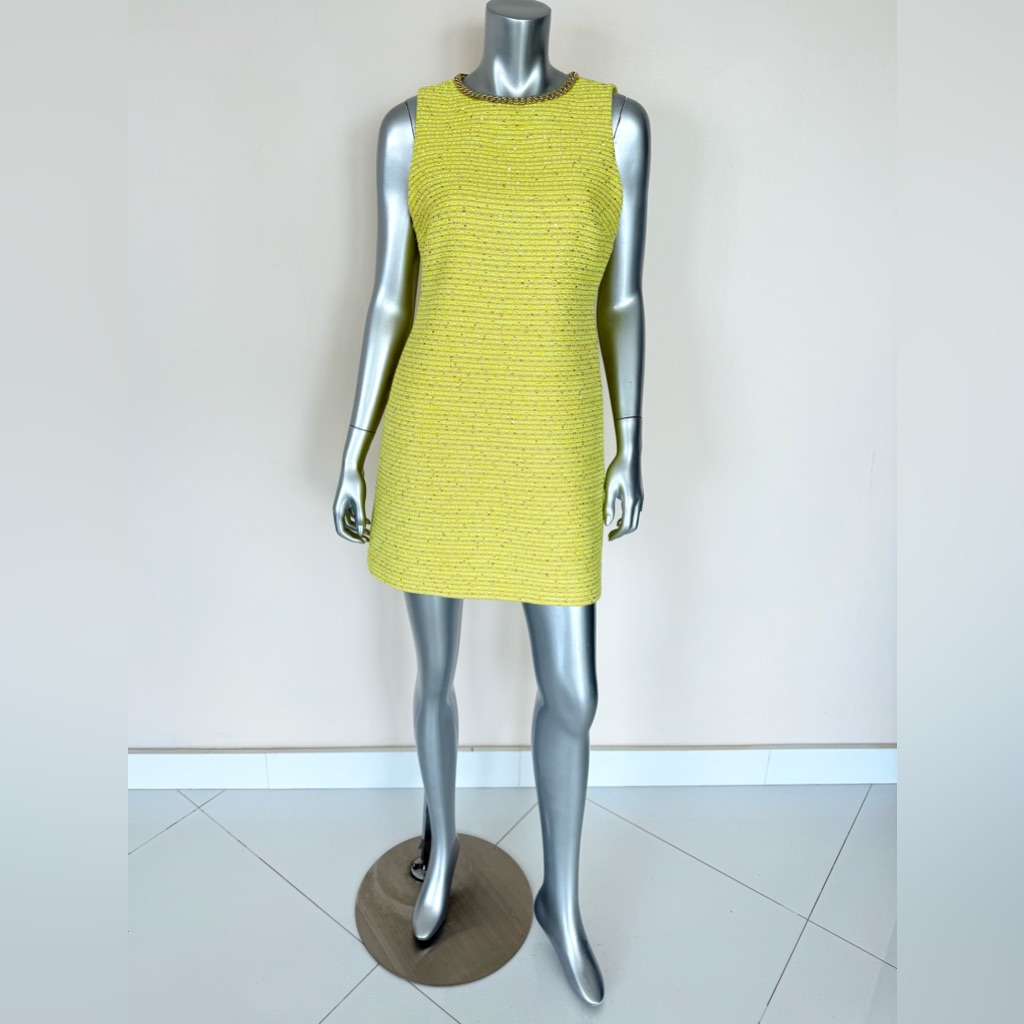 Alice+Olivia Women Tweed Dress Size 6 Us